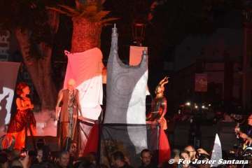 Telde se asusta con el Perro Maldito en Valsequillo (Foto Francisco Javier Santana, Acfi Press y TA)